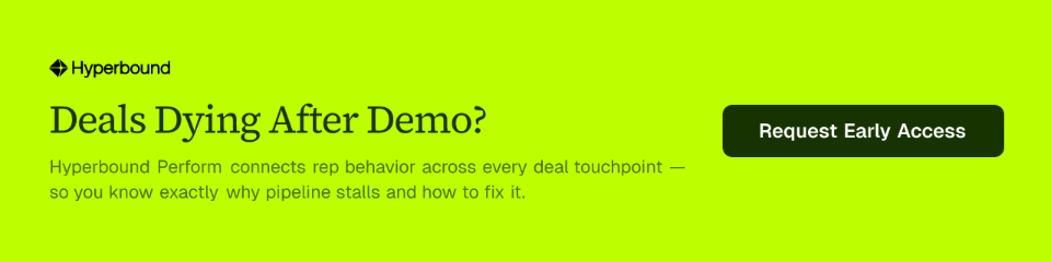 Deals Dying After Demo?