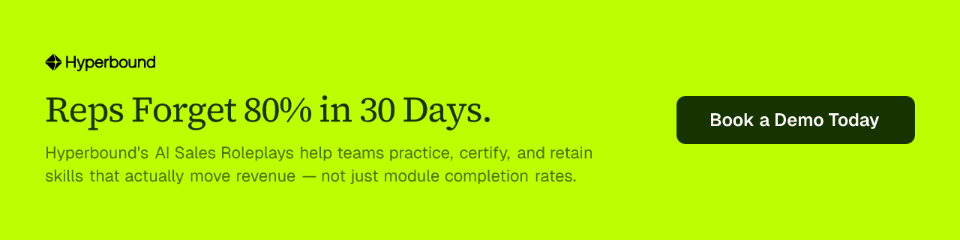 Reps Forget 80% in 30 Days.