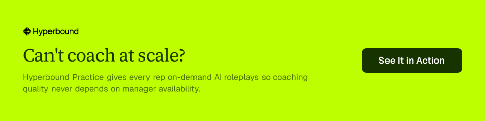 Can't coach at scale?