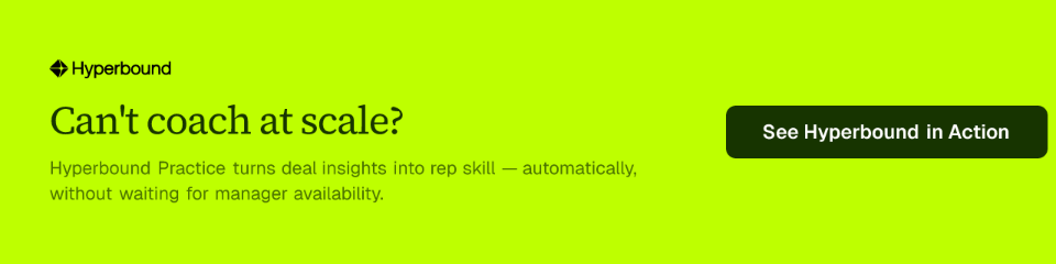 Can't coach at scale?