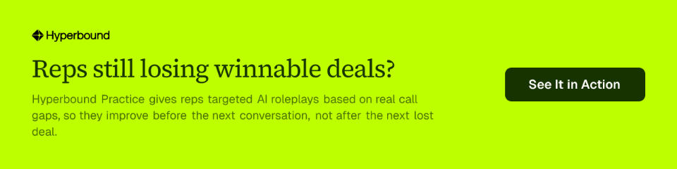 Reps still losing winnable deals?