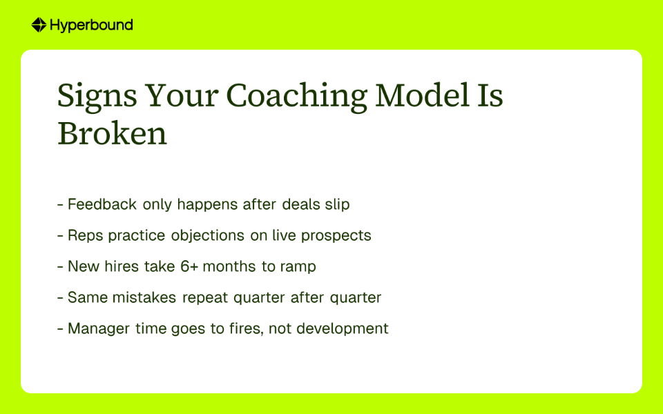 Signs Your Coaching Model Is Broken
