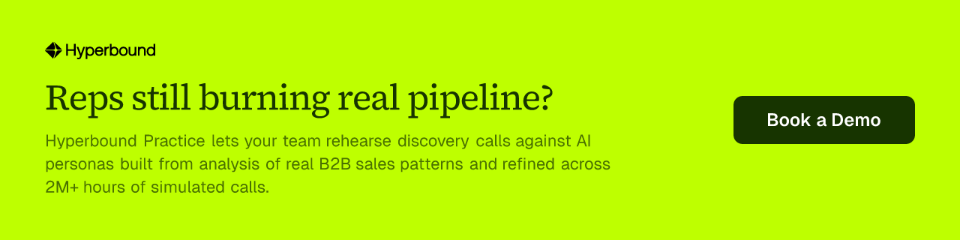 Reps still burning real pipeline?