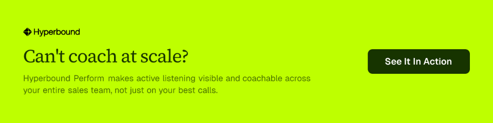 Can't coach at scale?