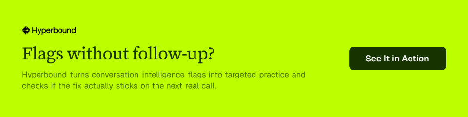 Flags without follow-up?