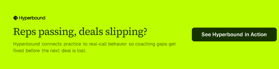 Reps passing, deals slipping?