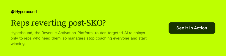Reps reverting post-SKO?