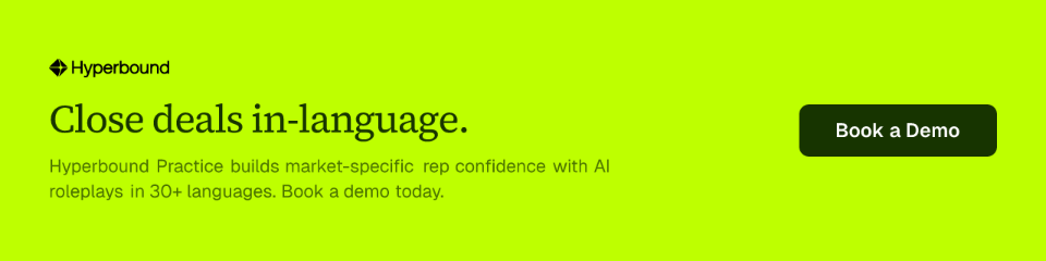 Close deals in-language.