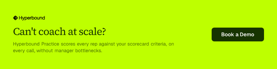 Cannot coach at scale?