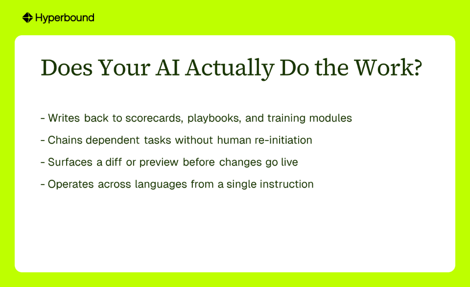 Does Your AI Actually Do the Work?