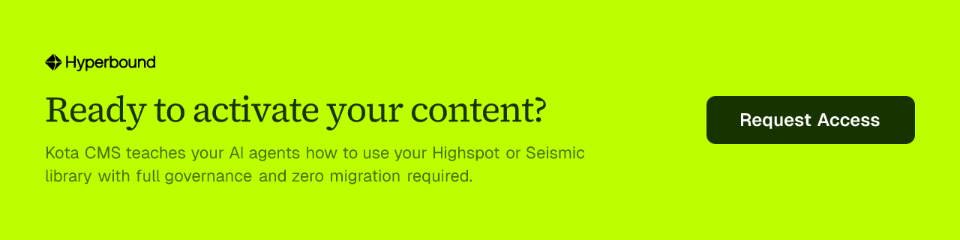 Ready to activate your content?