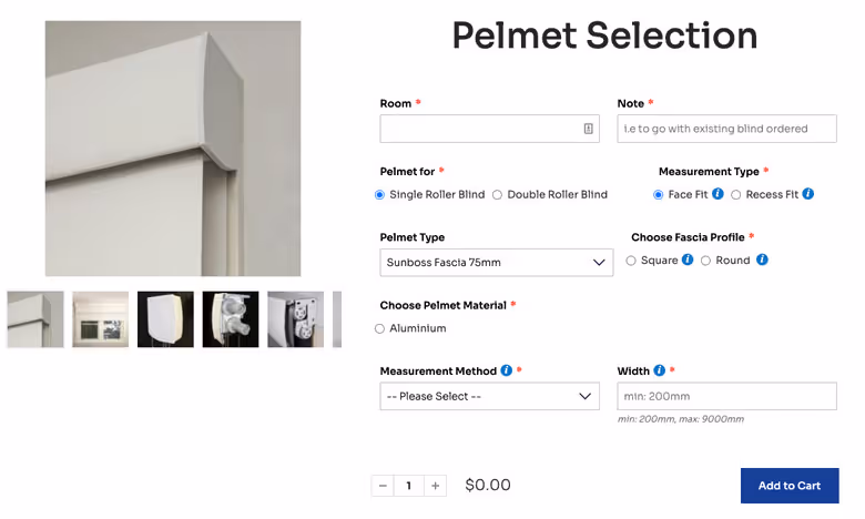 Shopify products variants