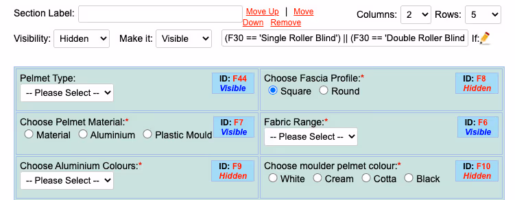 Dynamic Product Options 2 - Customizable Products Screen in Shopify