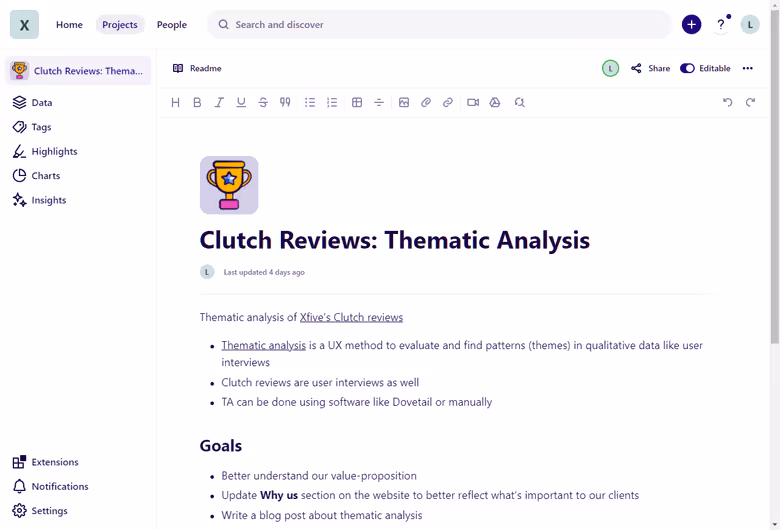 Clutch review in dovetail