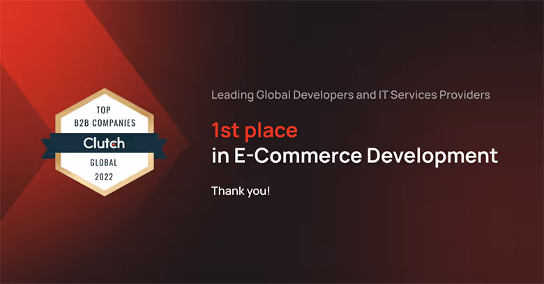 Xfive Clutch 1st place in E-Commerce 2022