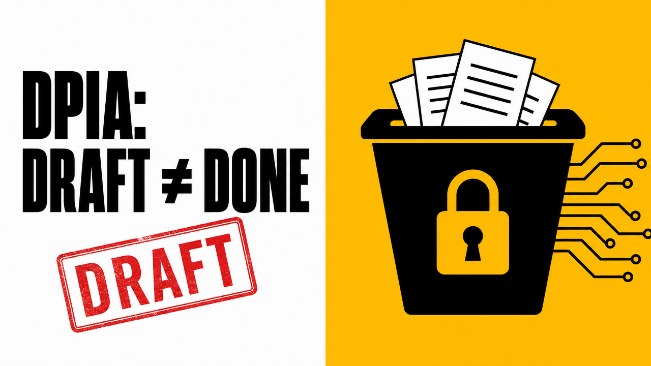 A Draft DPIA Is Not a Security Control: Lessons from the CHI Decision
