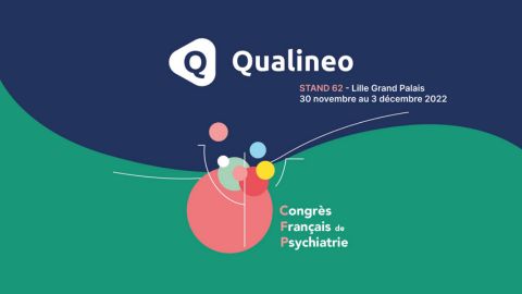 Visuel message du partenariat de Qualineo et du congrès français de psychiatrie