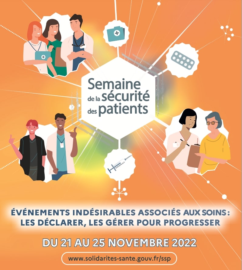 Affiche officielle de la semaine de sécurité du patient
