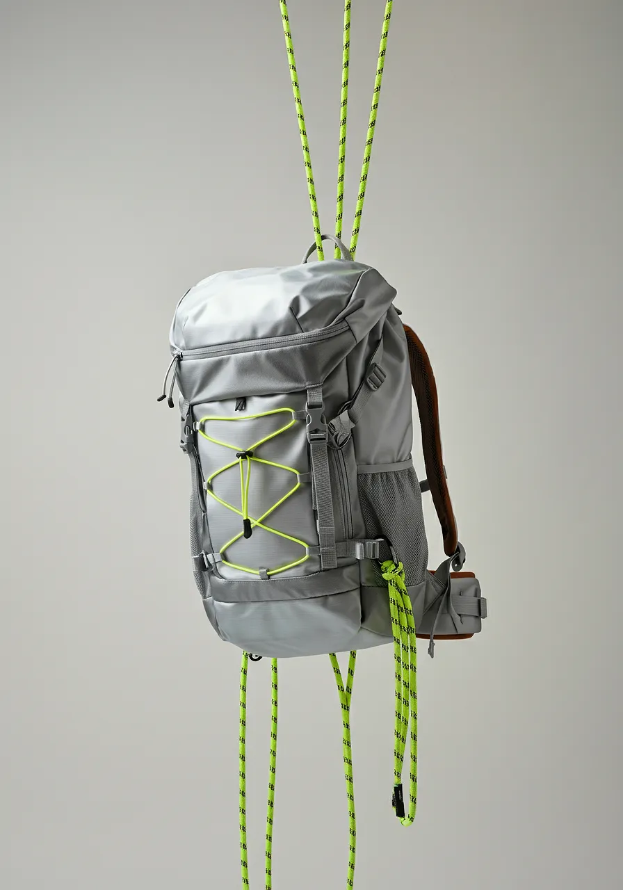 back pack with light background