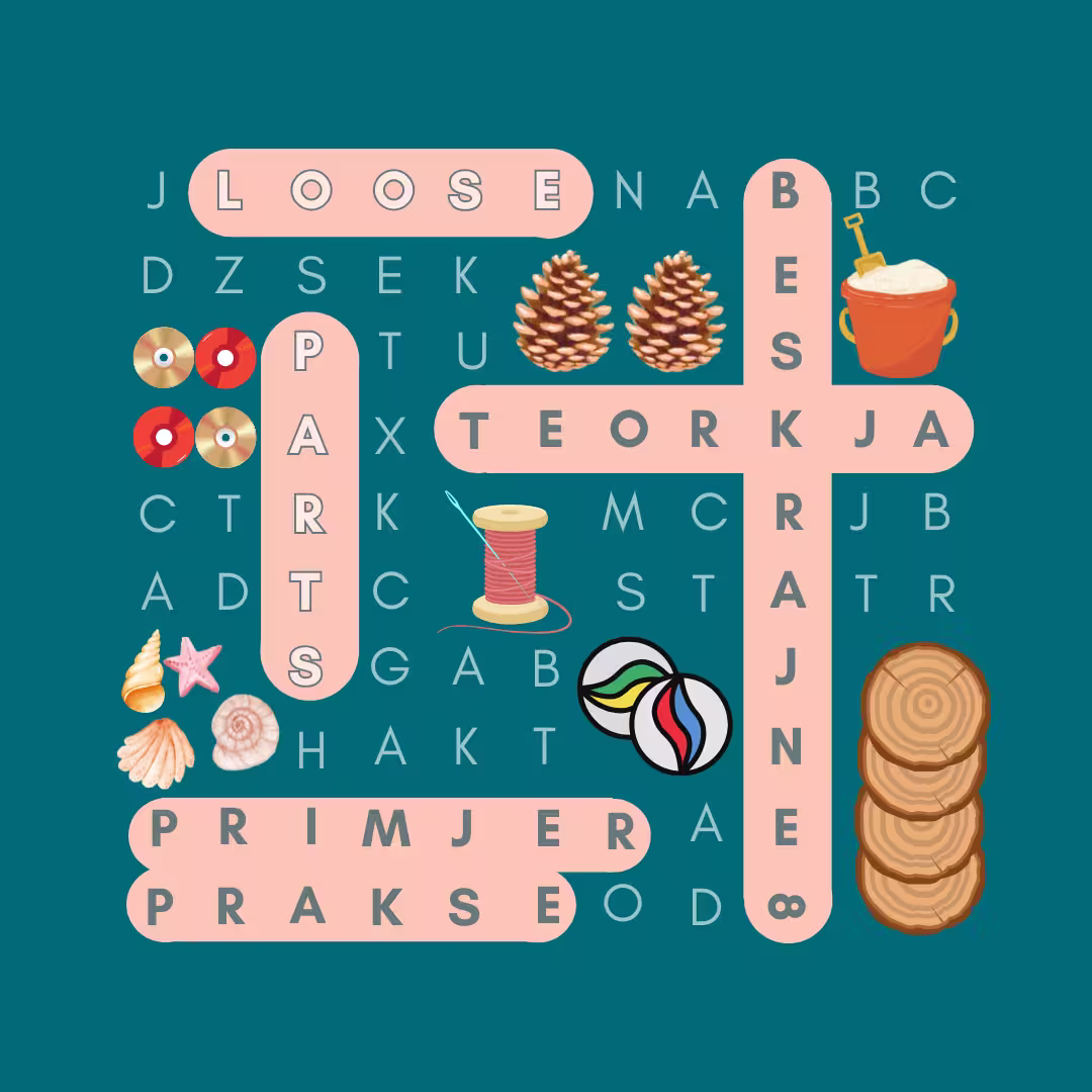 Loose parts vizual edukacije.