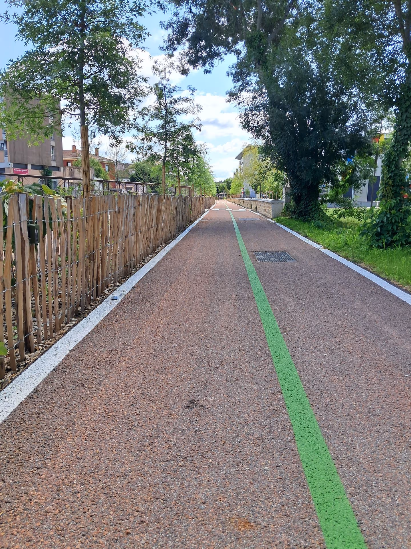 Sentier piéton compteur de fréquentation