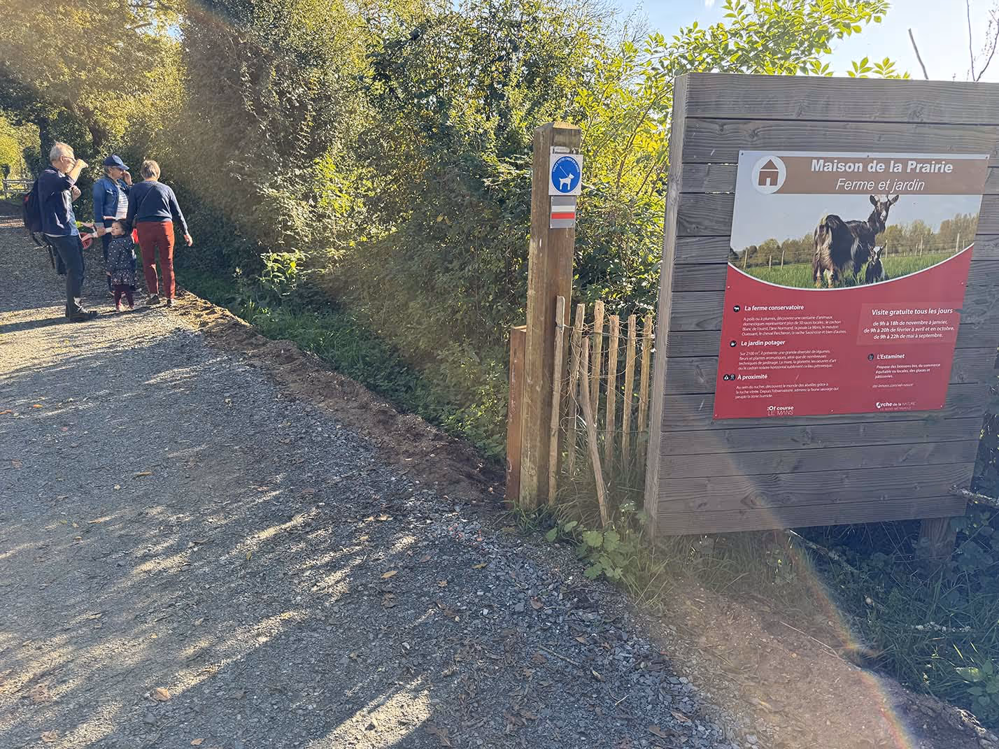 Counter of passage natural site