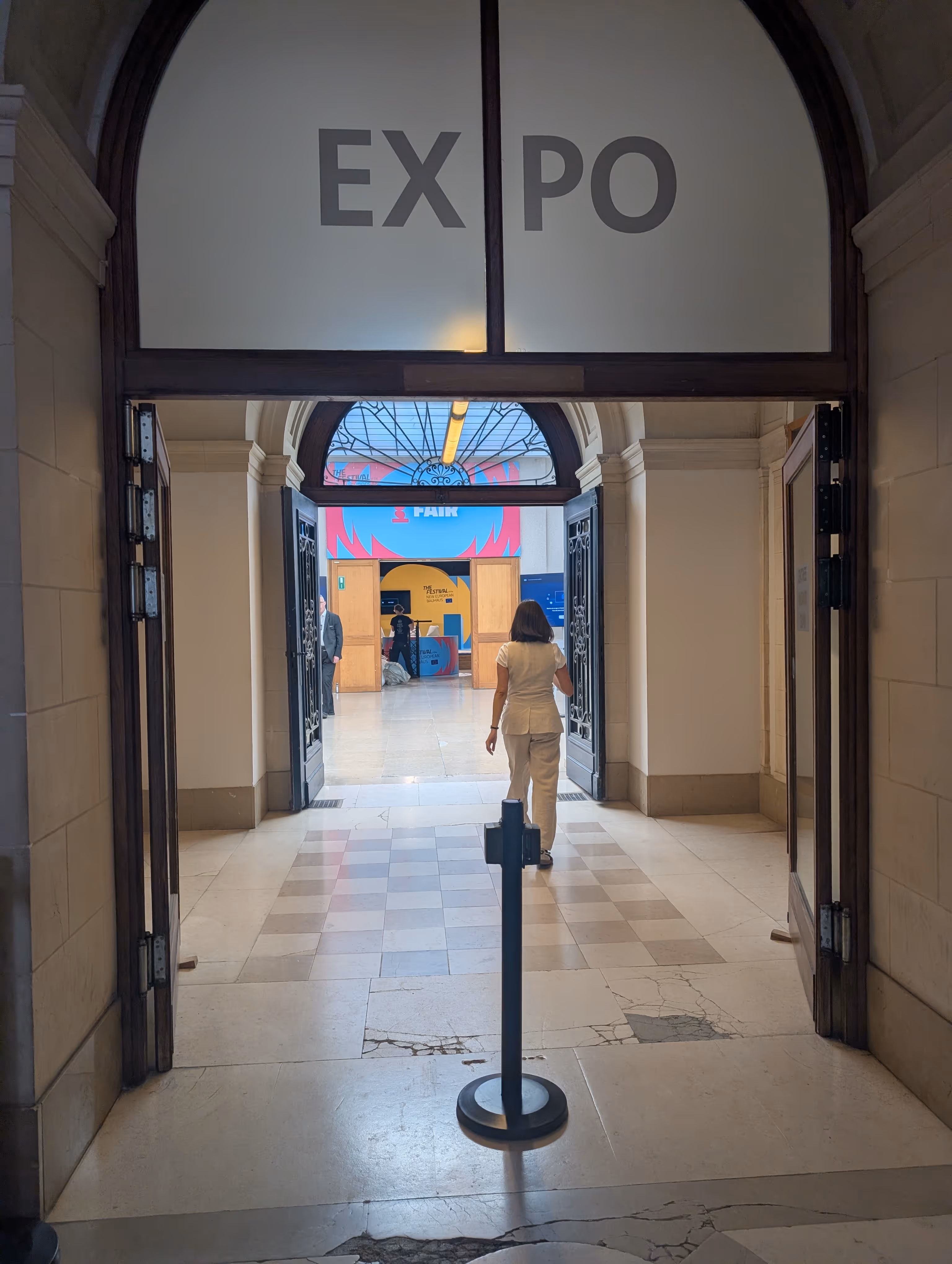 Museum footfall counter