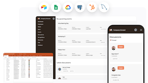 Softr's intranet solution