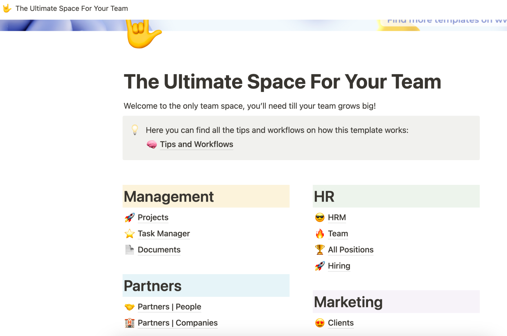 Notion's intranet software