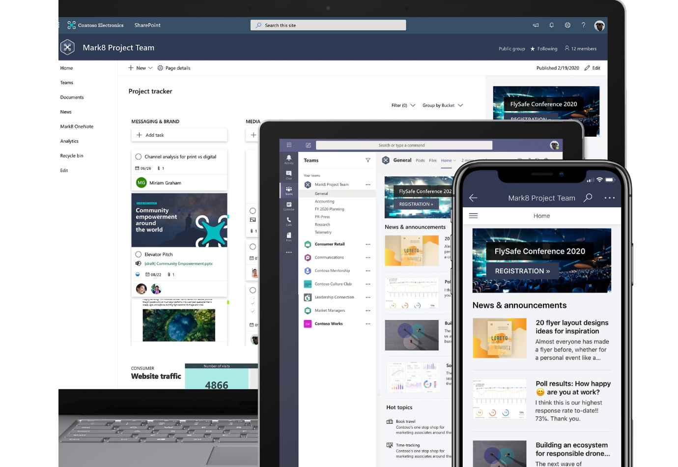 Microsoft SharePoint's intranet software