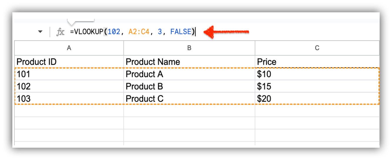 Step 4: Fill in the parameters