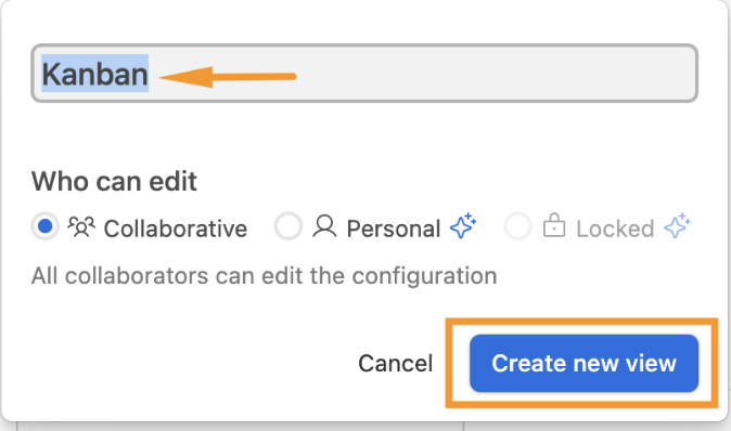 Step 4.2: Configure the new view