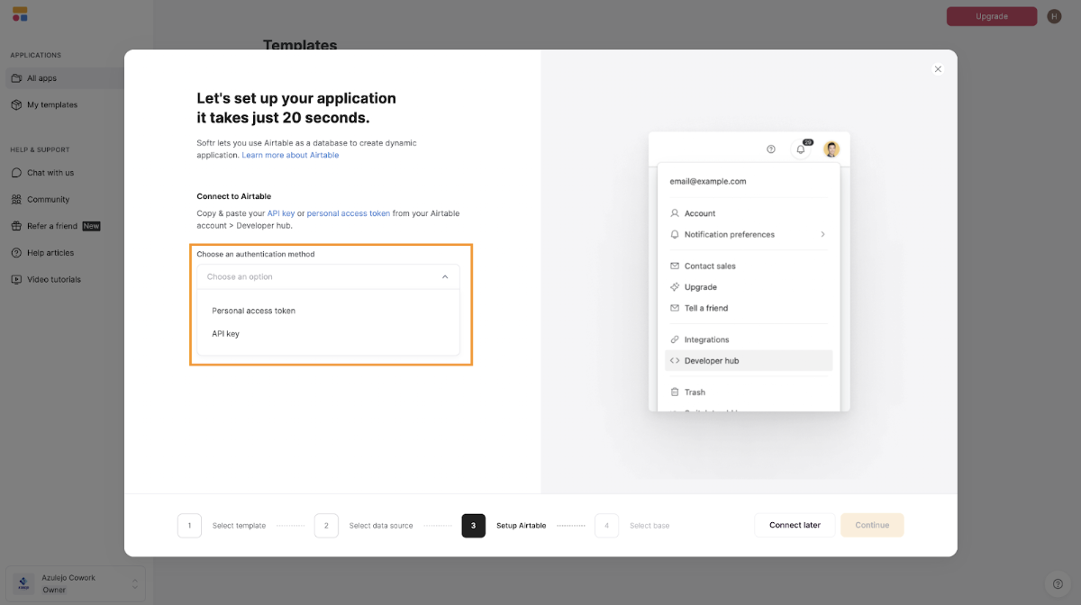 Step 6: Connect to Airtable