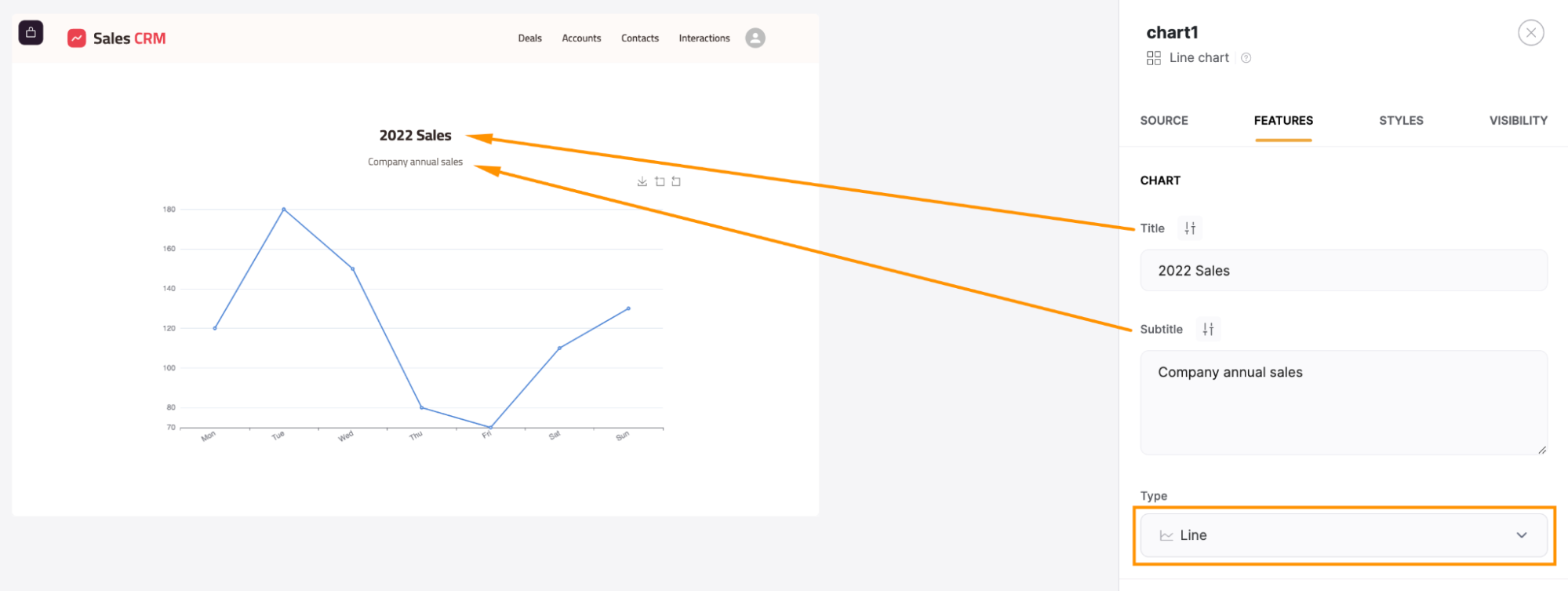 Adjust the graph setting