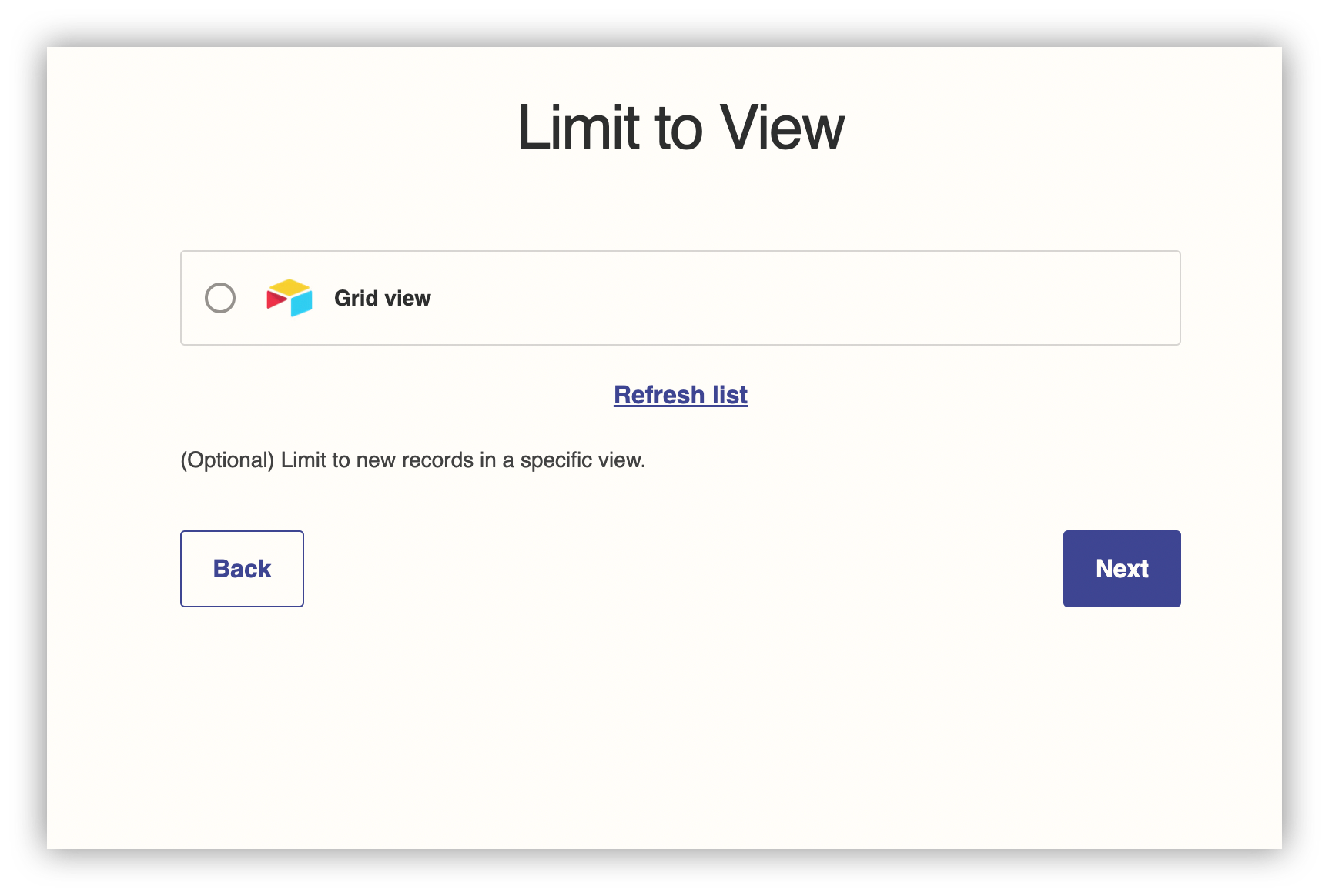 Airtable view