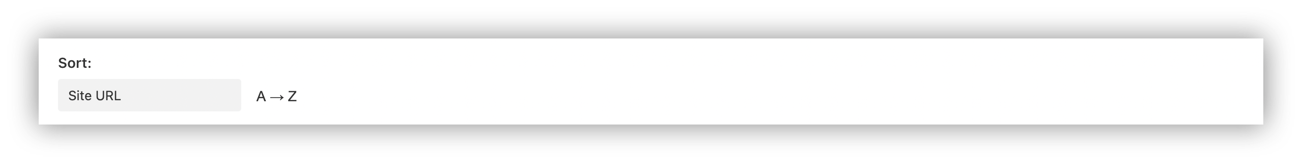 Sort Console data