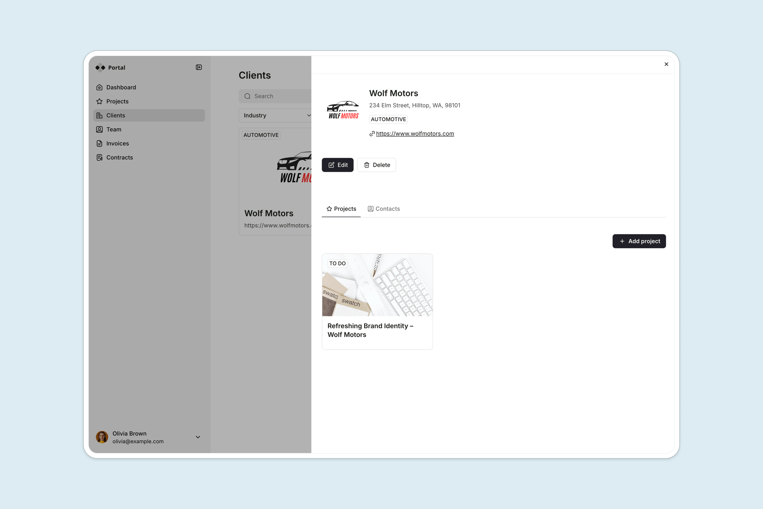 Free Client Portal Template Softr