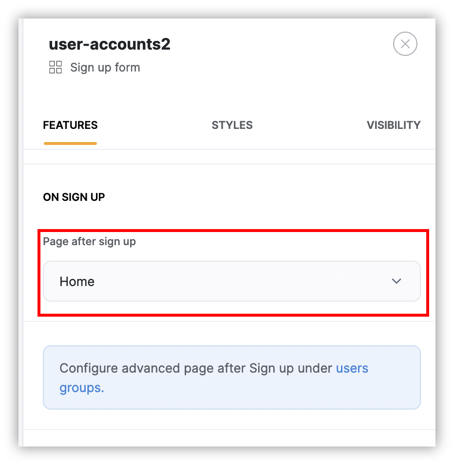 Fix internal links and default behaviors