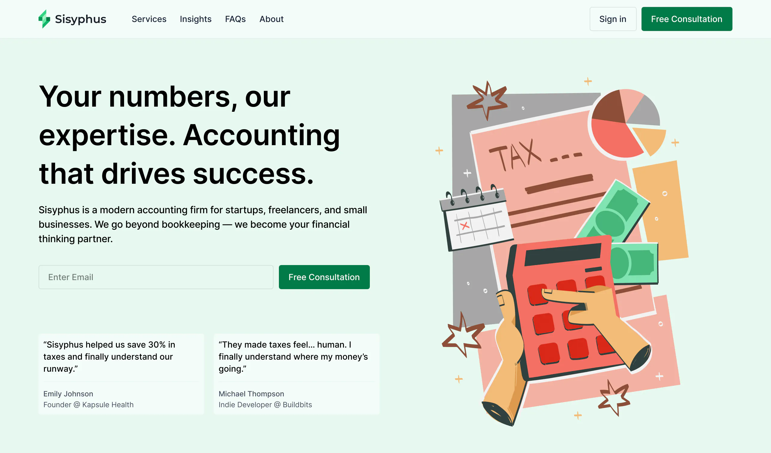 Build a website or landing page, without code