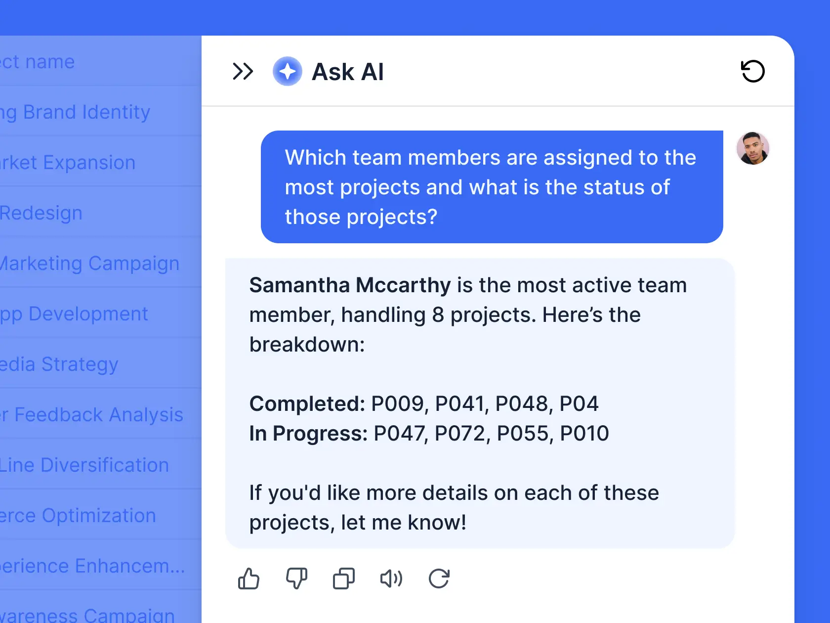 Softr’s Ask AI feature