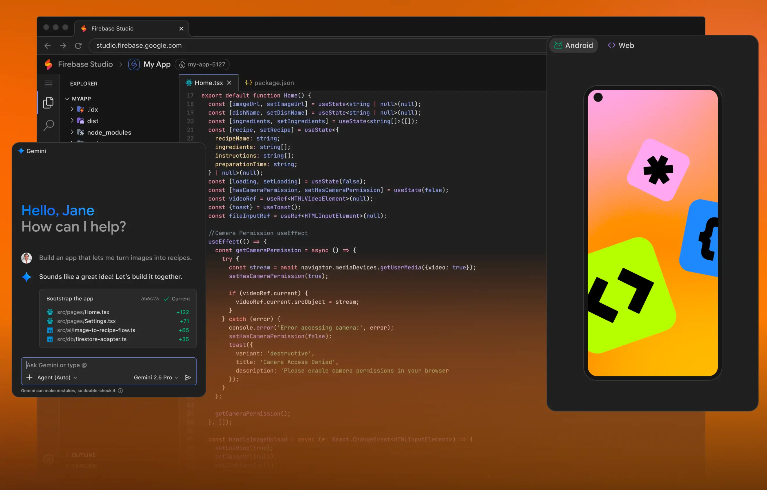 Firebase Studio as Supabase alternative 