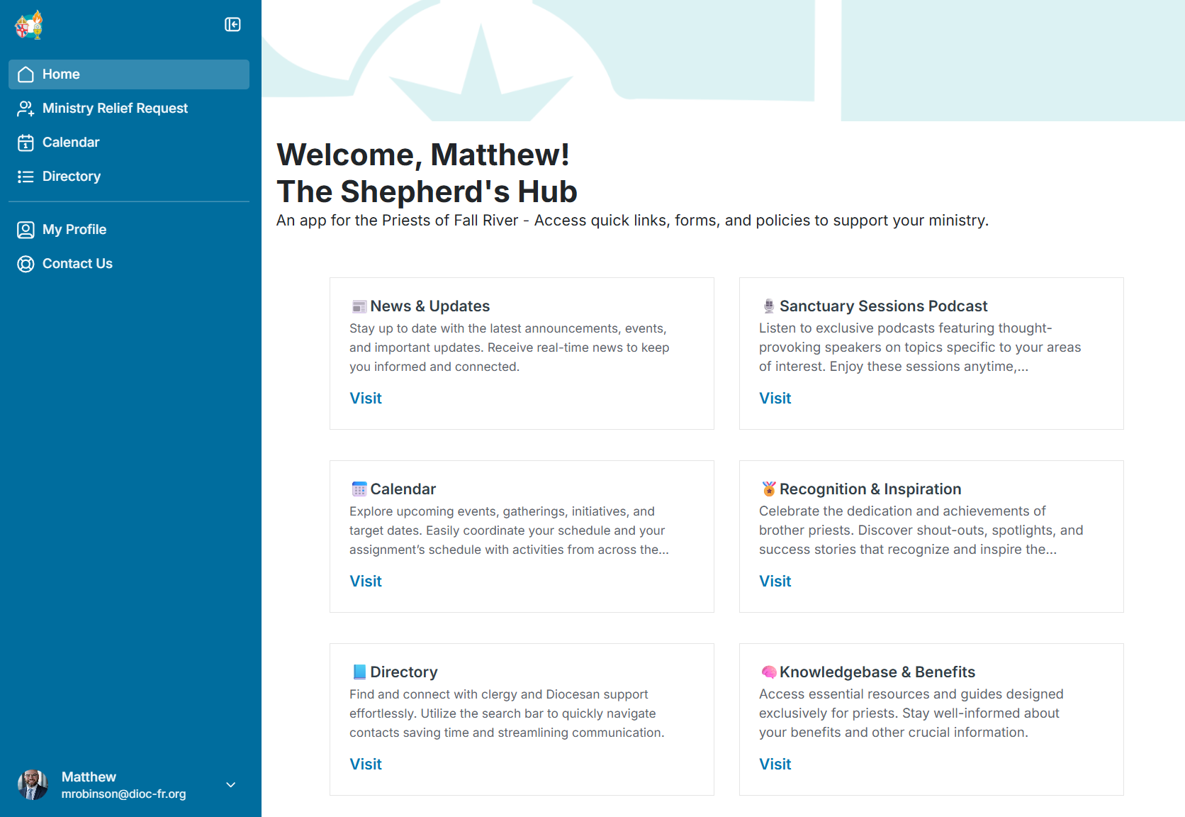 Diocese of Fall River – Priest Ministry Portal feature image