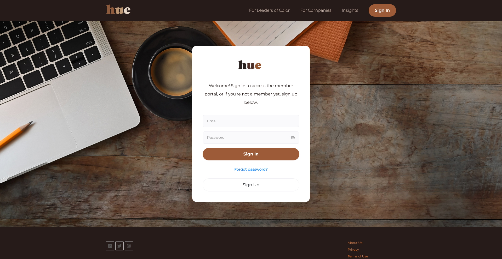 Hue Member Portal feature image