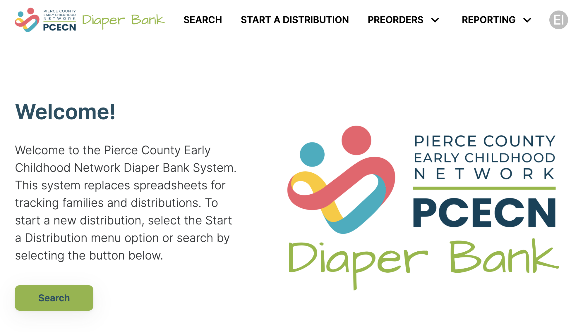 Diaper Bank - Tracking System