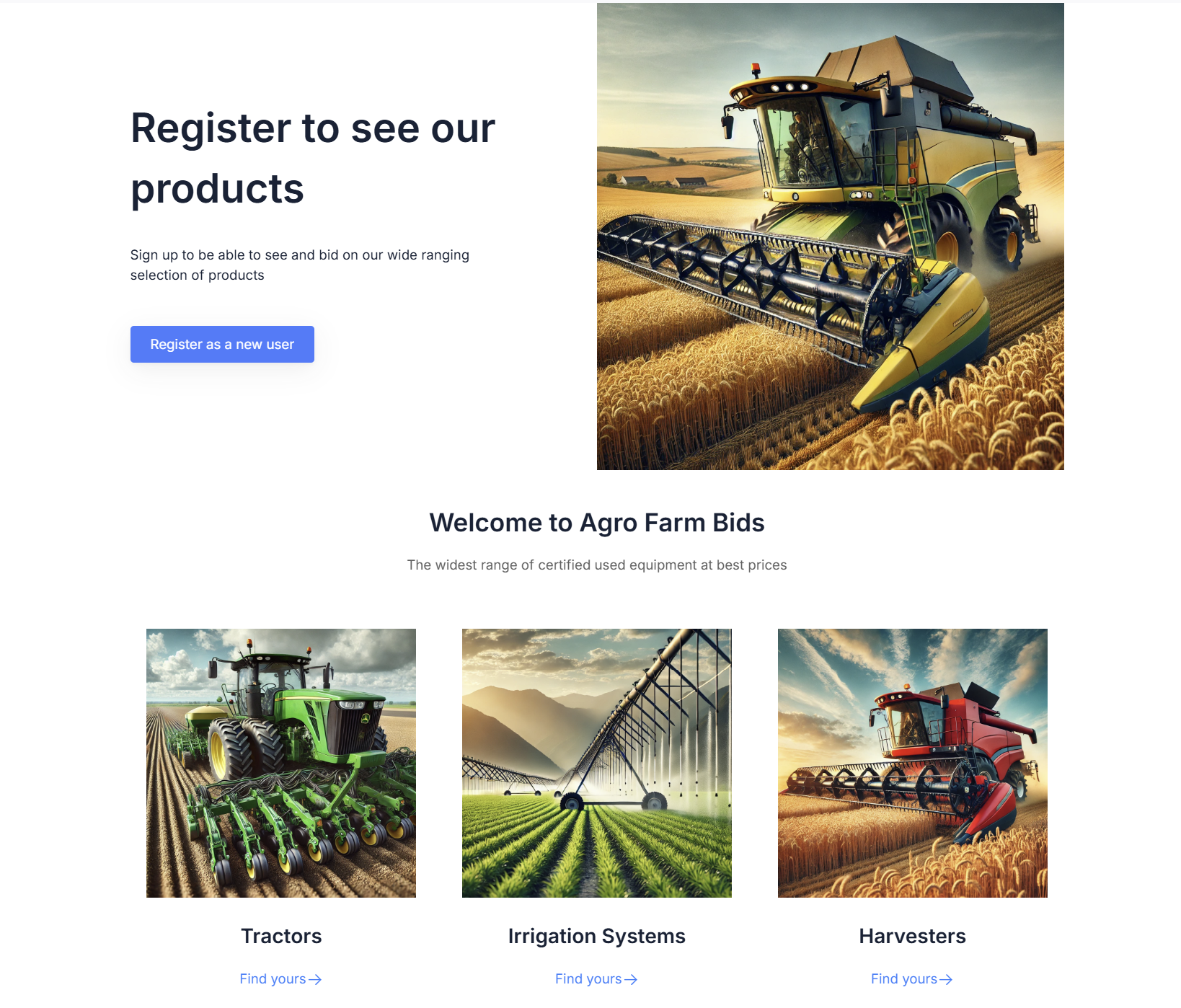 AgroFarm – Scalable Marketplace for Used Agricultural Equipment feature image