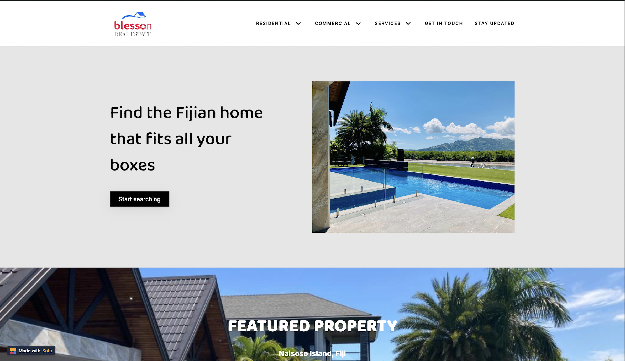 Luxury Real Estate Website feature image