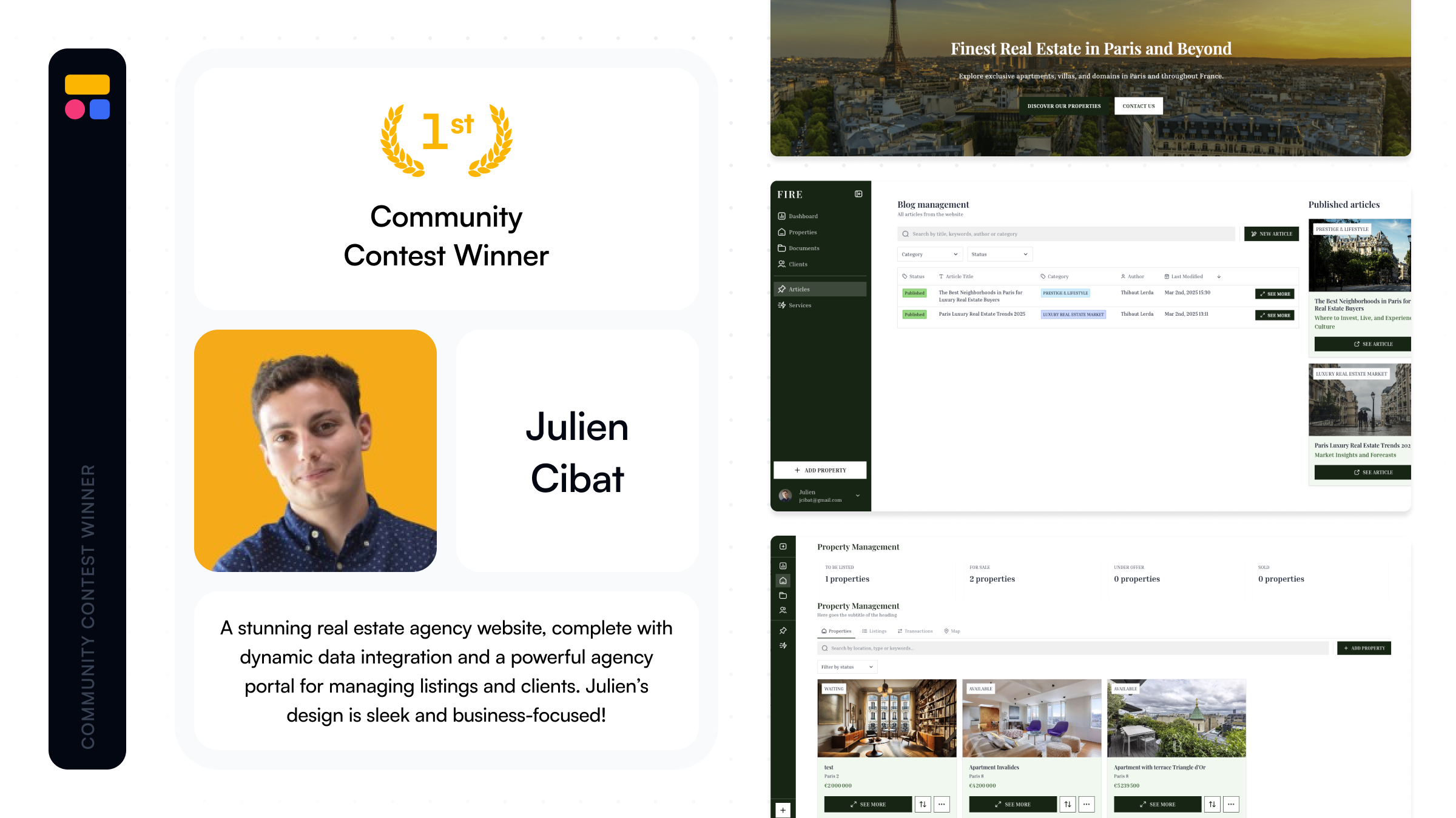 FIRE (2025 Softr Award Winning Design) feature image