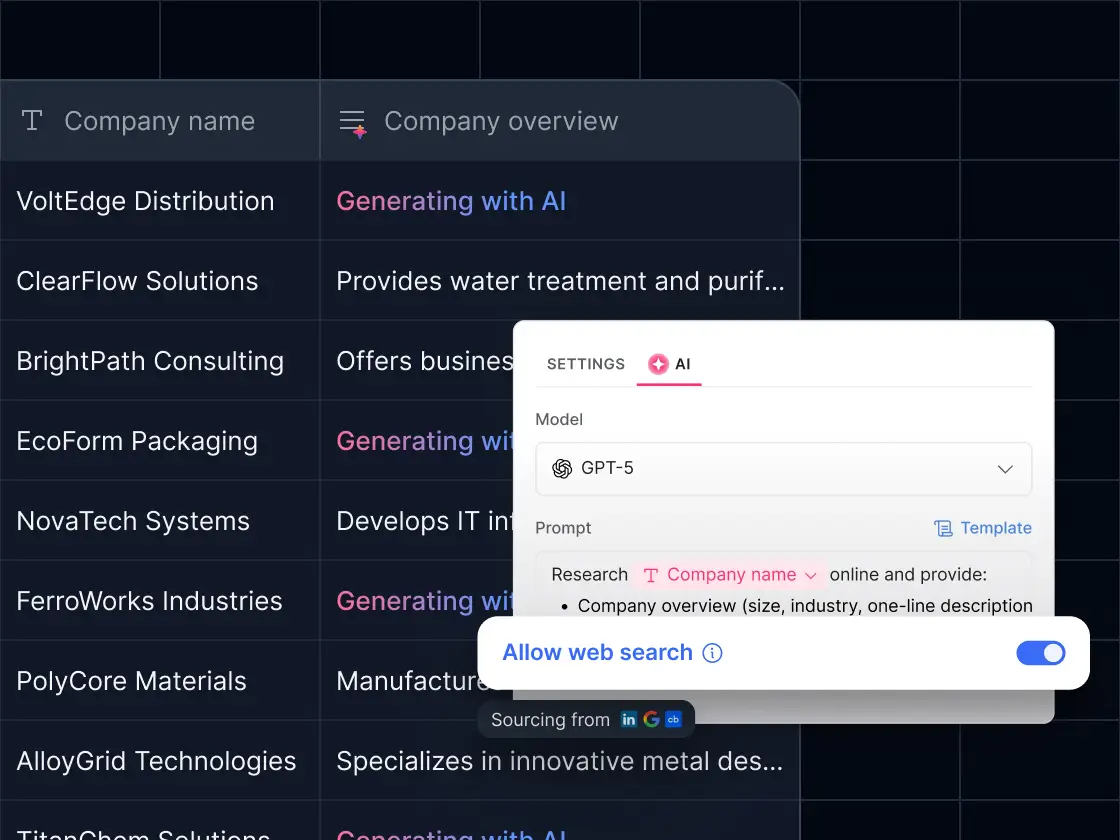 Web search allowed on Softr's Database AI agents