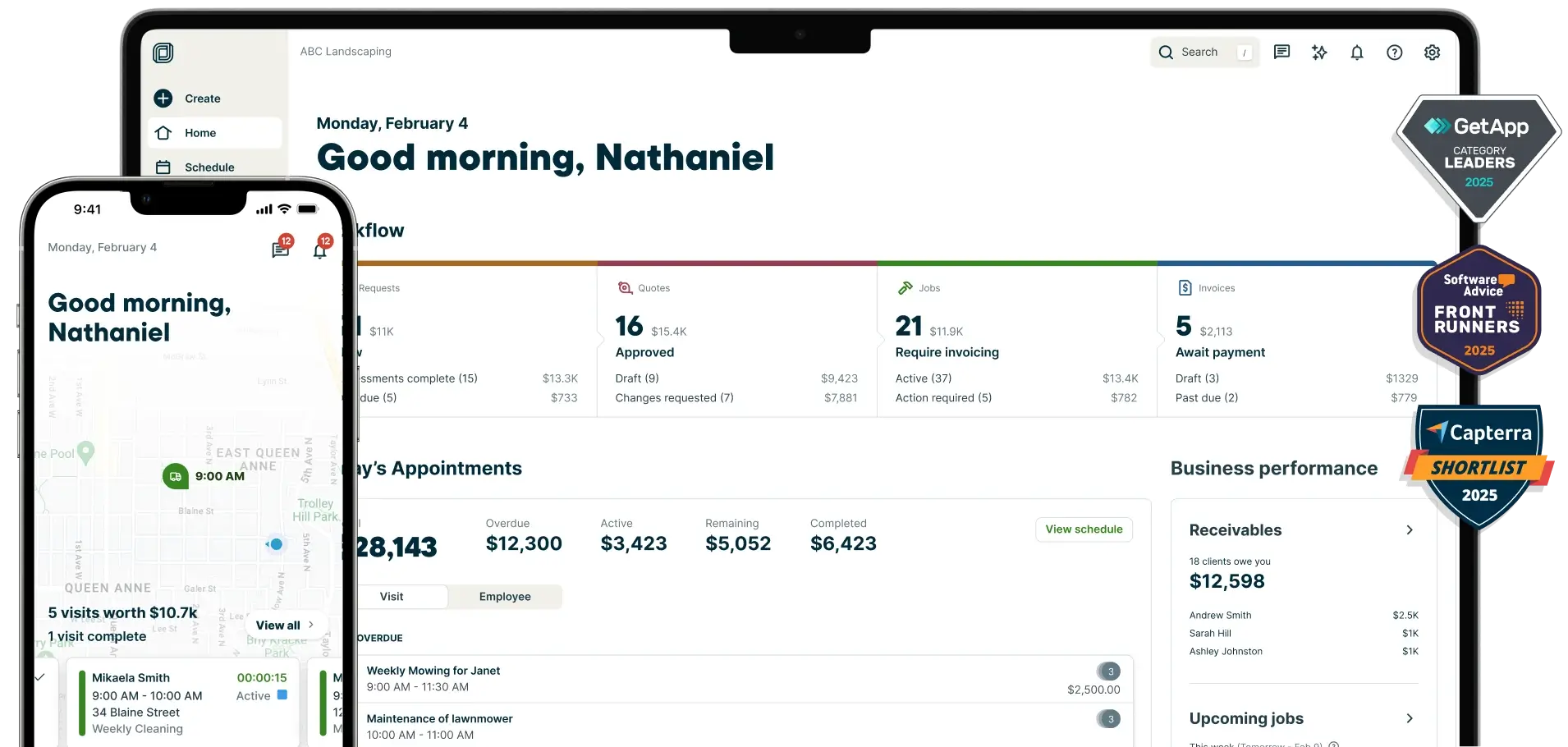 Jobber contractor CRM