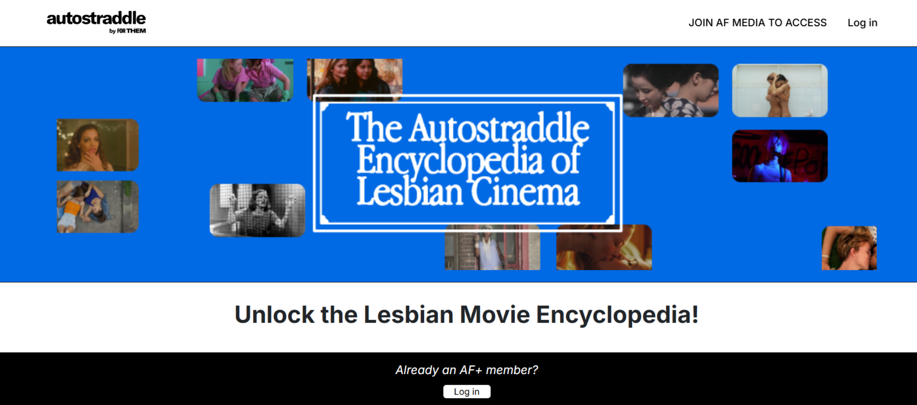Autostraddle: Lesbian Cinema Encyclopedia feature image
